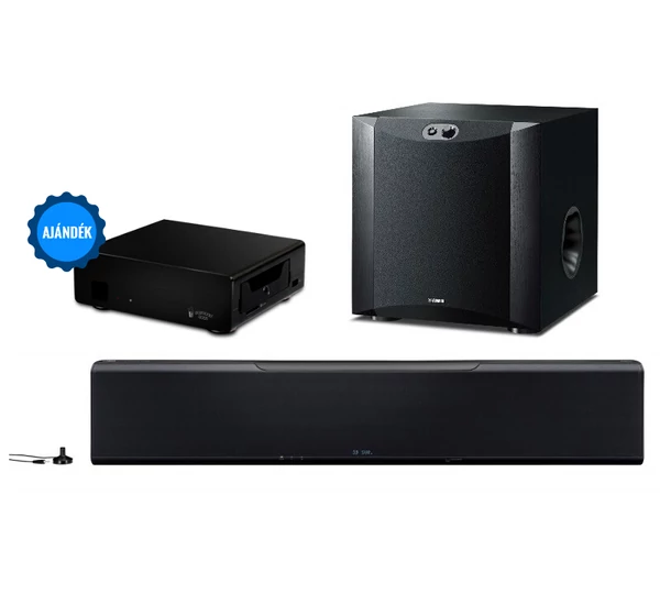 Yamaha YSP-5600 Dolby Atmos hangprojektor+NS-SW300 + Ajándék Popcorn A500