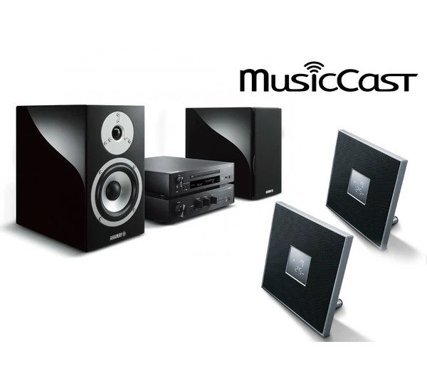 Yamaha MCR-N870 Mikro Hi-Fi + 2db ISX-80, 3 zónás sztereó szett