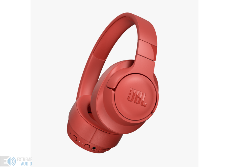 JBL T750BTNC zajszűrős Bluetooth fejhallgató, narancssárga
