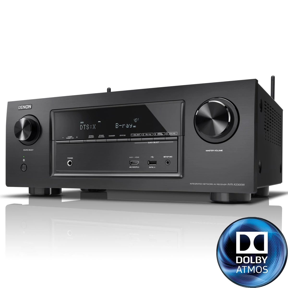 Denon AVR-X2300W 7.2 HD AV erősítő Dolby Atmos, DTS X